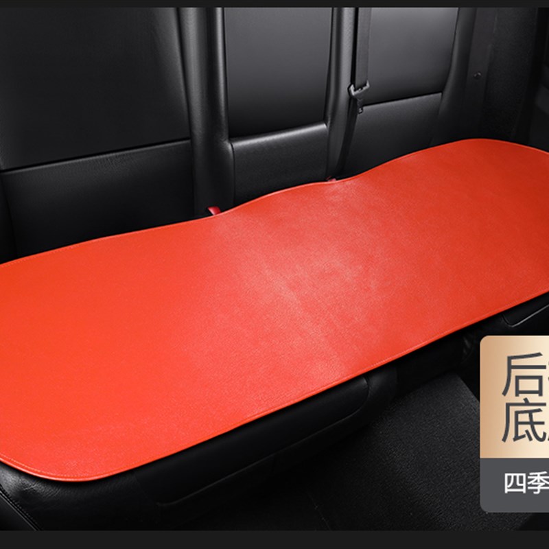 头层水牛皮汽车坐垫夏季新款透气凉席垫四季通用真皮单片后排座垫