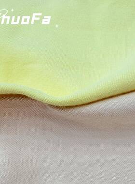 春夏亲肤柔棉纯棉磨毛拉架TUZ220G纹刷恤毛汗布平T短袖睡衣弹力面