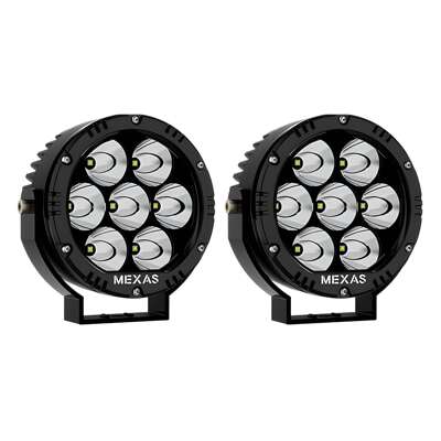 R7MAX 7珠单光摩托机车射灯 4.5寸140W 高亮远射智能温控