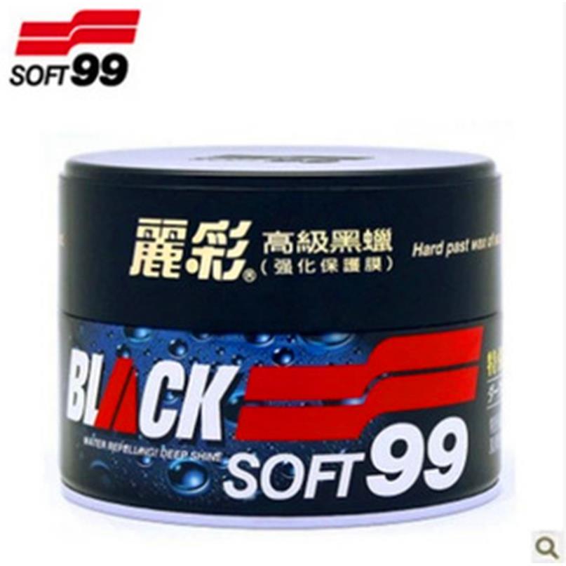 SOFT99丽彩 黑蜡 硬蜡 强 力去 污蜡 车蜡 黑色车专 用 深色车