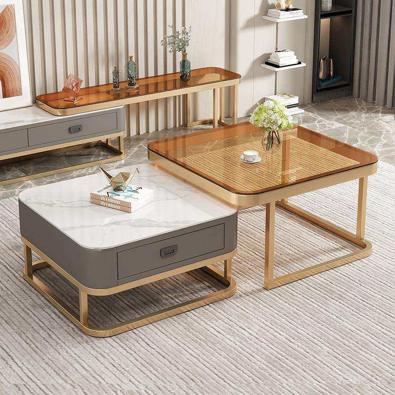 岩板茶几简约多功能小户型客厅边几现代简约家用组合意式轻奢酒店,电子元器件市场,其它元器件,淘宝优惠券,粉丝福利购,淘宝优惠卷