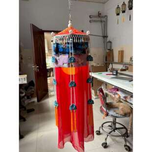 绛纱灯中式婚礼充电发光手提伴娘侍女汉服照相巡游表演彩灯灯笼