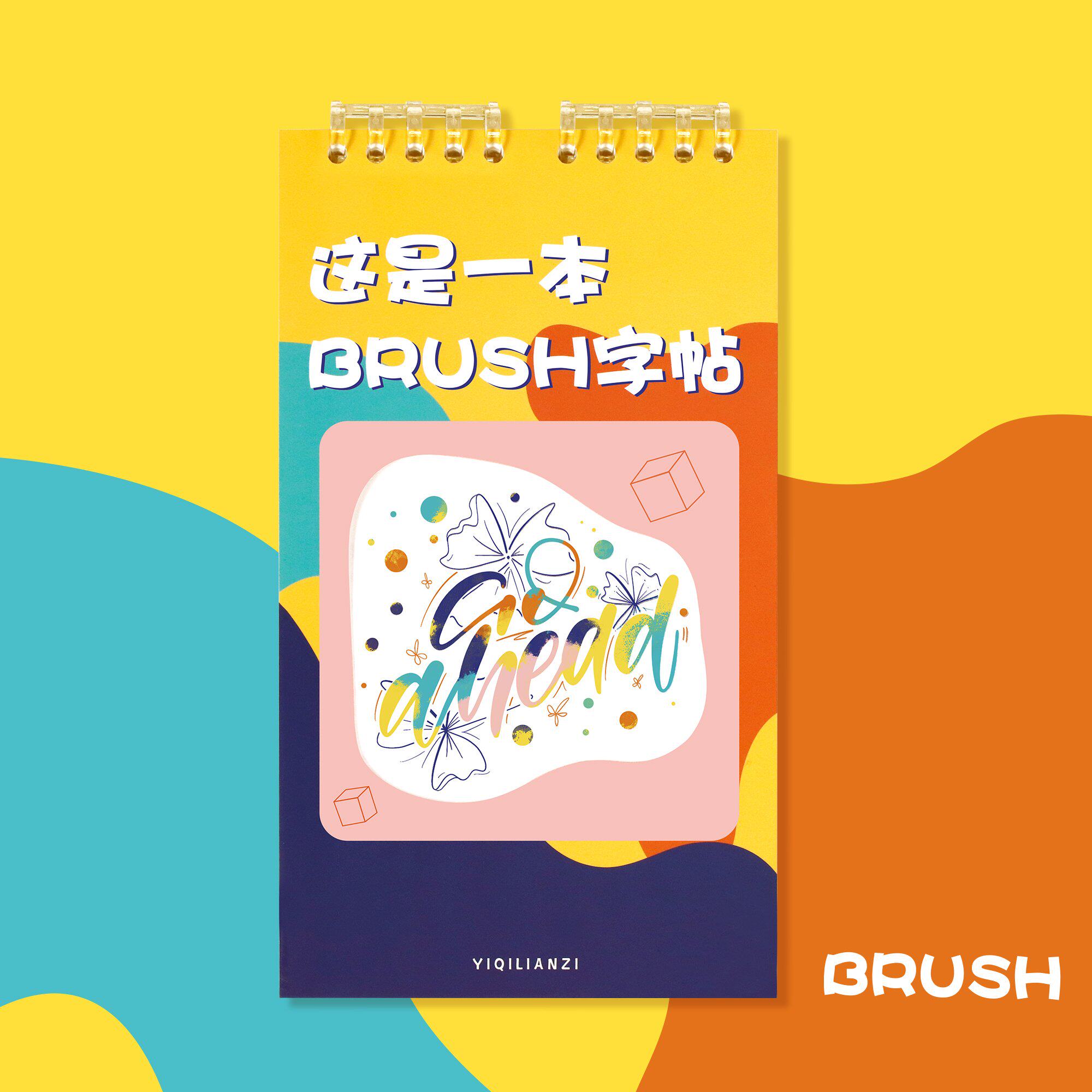 一起练字Brush Lettering艺术花体英文字帖手写贺卡手帐DIY装饰