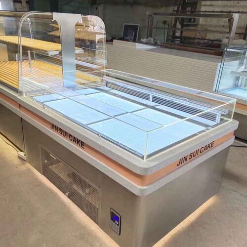 蛋糕店冷柜发光板甜品保鲜柜导光板定制冷柜发光层板展示柜导光板