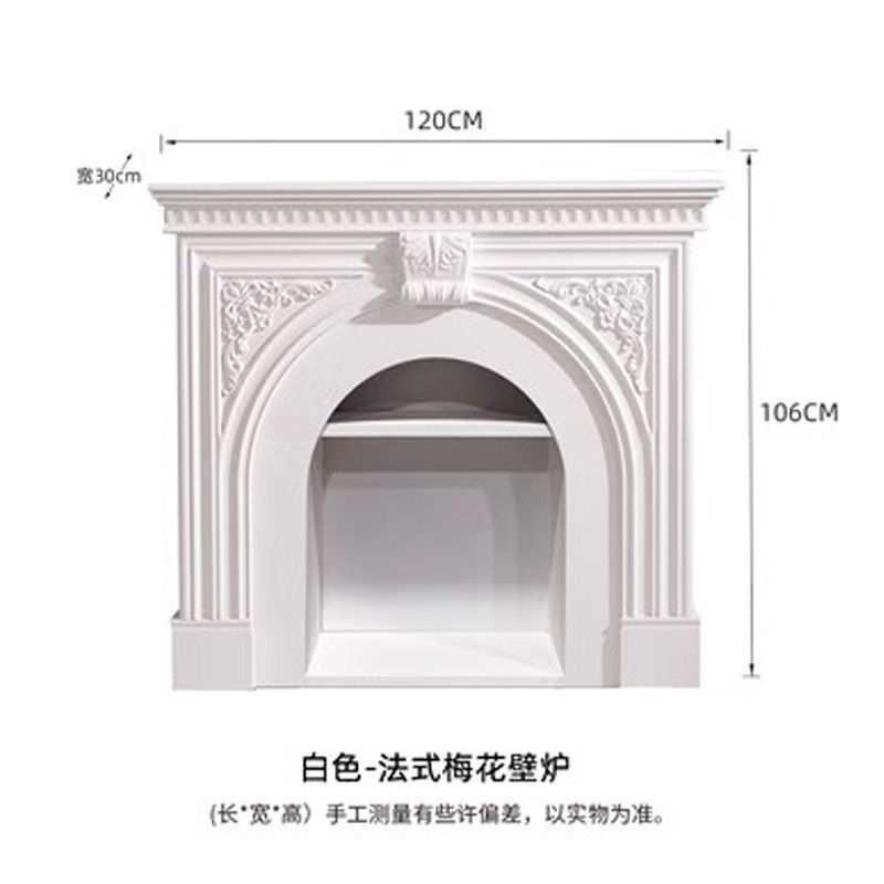 法式壁炉装饰柜玄关复古雕花欧式民宿别墅客厅美式仿真壁炉架