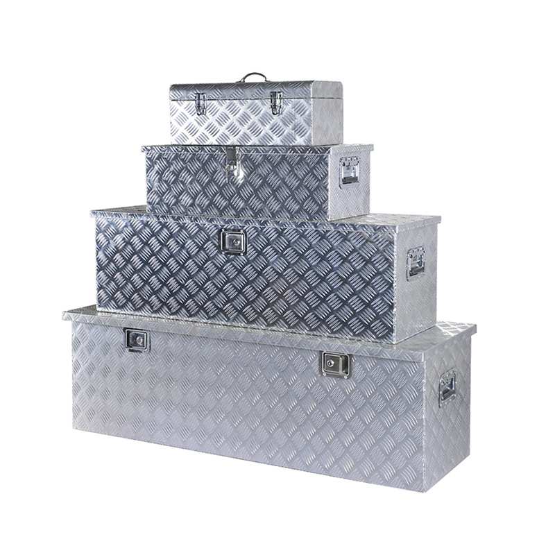 铝合金箱子加厚小号铝合金工具收纳箱工具盒铝箱手提箱厂家