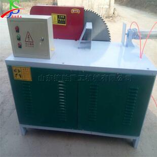 半自动圆木截断锯可调速原木断料机小型木工木料切割机械