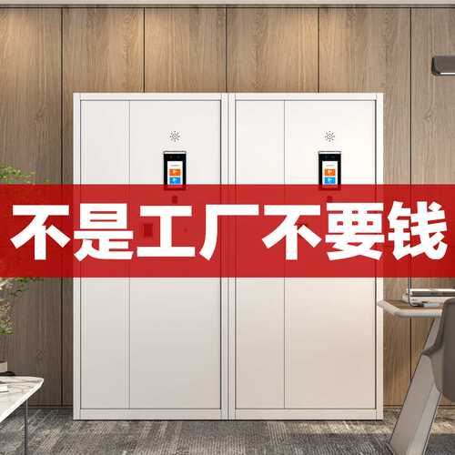 人脸识别智能电子保密柜密码锁文件柜铁皮储物柜资料档案寄存柜子