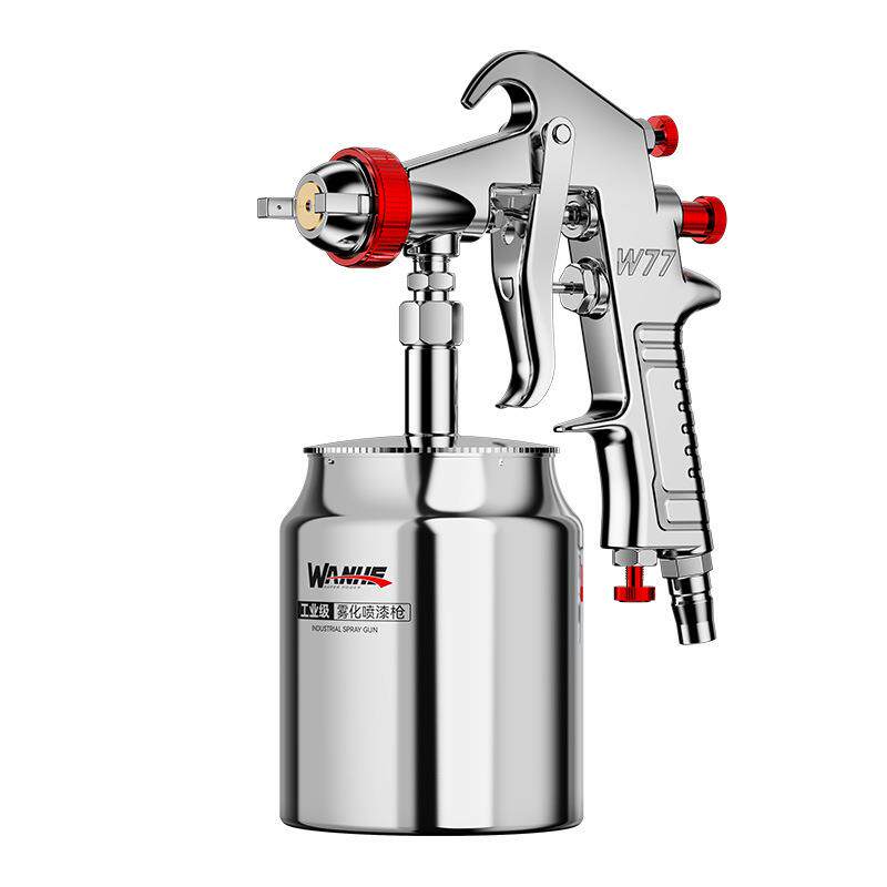 万河喷漆油喷枪气动喷罐一体漆机专用乳胶涂料汽车气枪漆泵喷限时