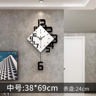 装客厅简挂钟壁式挂钟表现代约高级家用JT1850木质静音餐厅玄关饰