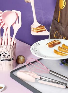 硅锅铲汤勺2件套不粘现锅硅Ry2fKnP6胶铲胶家用食品级硅胶厨具1套