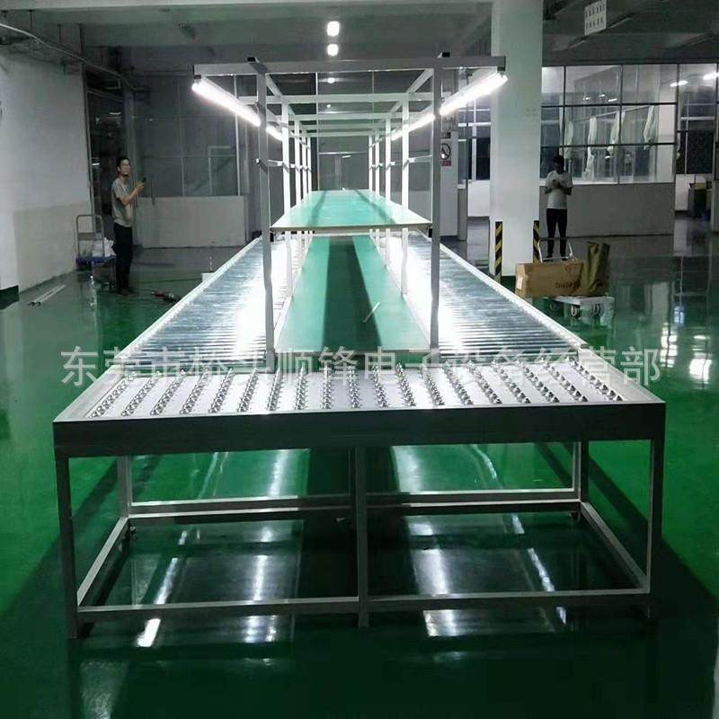 厂家直销环形手推滚筒线牛眼台输送线传送辊筒输送机无动力滚筒线