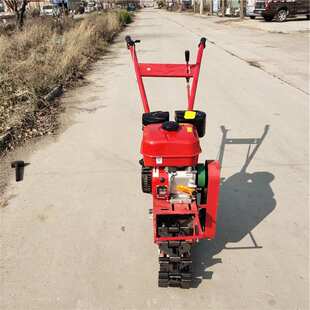 链轨式翻转犁地机 170汽油手扶犁地微耕机 农业耕地机