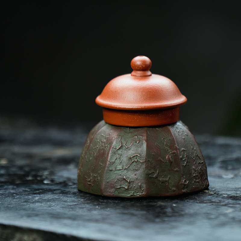宜兴紫砂茶宠秤砣摆件茶壶盖托盖置仿古青铜雕塑茶具配件可养