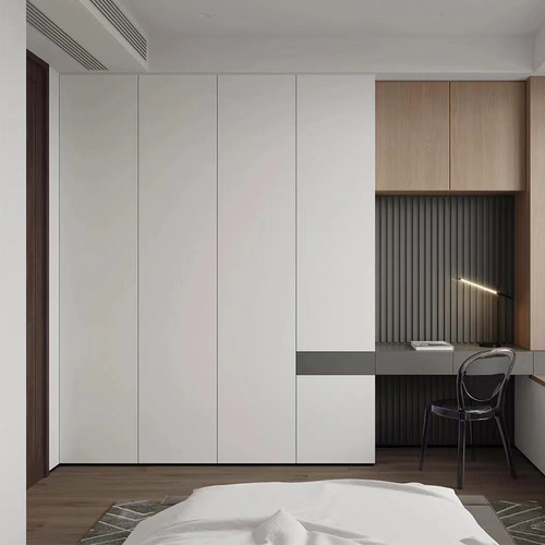 上海EO柜体整体衣柜全屋定制衣柜书桌一体卧室衣橱欧睿宇邦