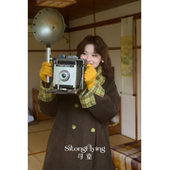 司童 外套 双排扣中长款 苏格兰格纹领拼接毛呢大衣2025冬季 新款