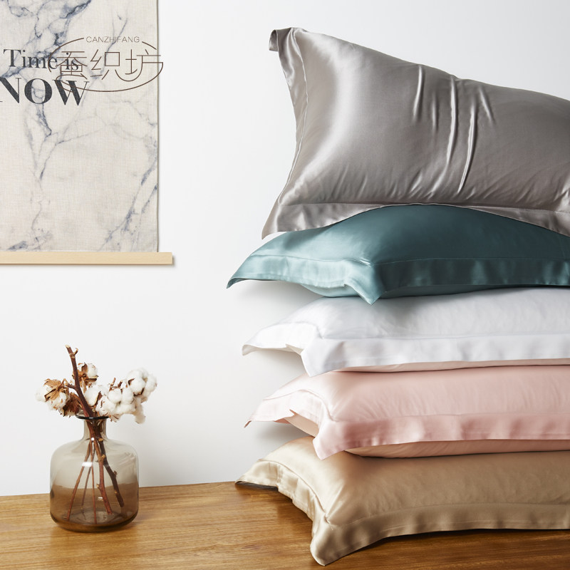 蚕织坊【28姆真丝枕套】重磅加厚桑蚕丝 枕头套丝绸床品