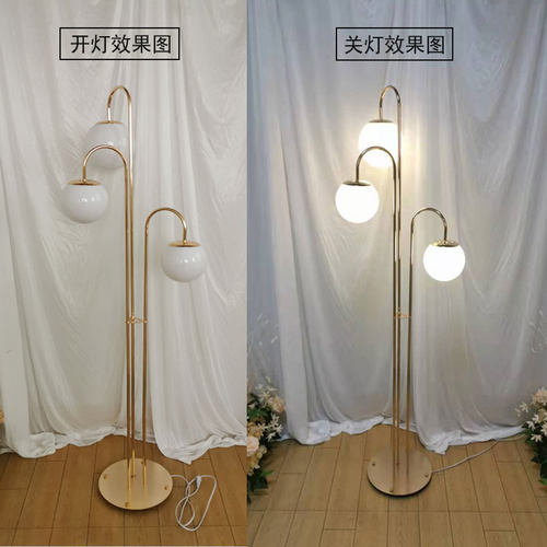 新款铁艺龙珠三头时光路引灯婚礼场景布置 t台迎宾区舞台灯光装饰