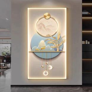 现18619369代轻奢玄装壁饰画入关感户正对门寓意好进门挂画走廊过