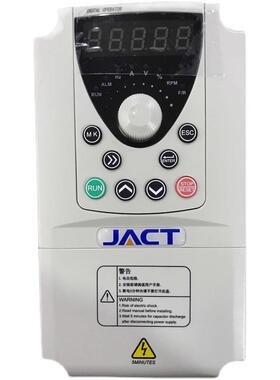 特全新JACT艾克频器AT000.75/1.5/2.2/变4/5.5/7ODM.55KW三相380V