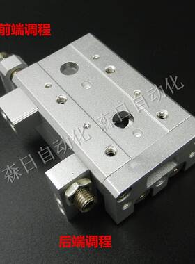 亚德客型SHL精密导轨滑台气270缸HL6S/8/12/1/20/X10X30X40X650X7