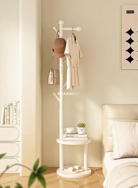 衣架落地室挂衣架家用客衣厅服挂架多功能房卧间办公室TRV实木衣