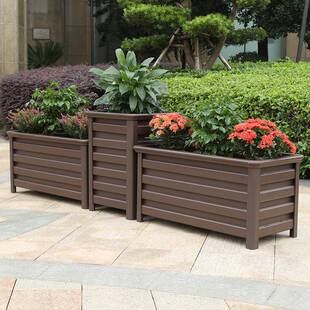 户铝合金花箱政道市路景观仿木纹防腐花花坛槽庭外院阳600台种植