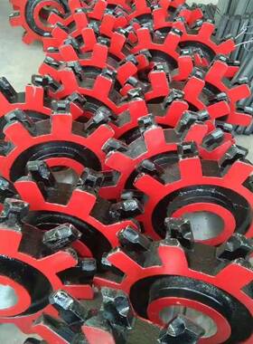 链条链轮工业件钢链轮30T40T矿用34配刮板机提链轮矿用升机铸链轮