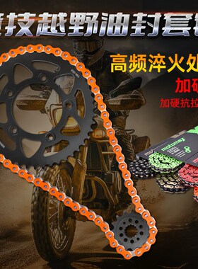 适用杜卡迪怪兽monster797大小链轮自游Scrambler800油封链条套链