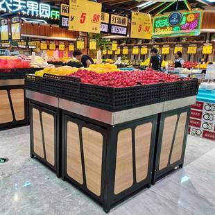 不锈钢蔬示果展架蔬菜列陈架水果544展架多功架能生鲜果蔬超市货