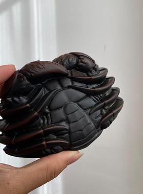 新品螃蟹DZZT-202茶陶漏紫一体滤过滤器可养茶宠件茶过摆滤网茶隔