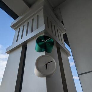 免打孔other墙角钟角挂厅钟客约色现代技静音科艺简术装饰遮孔