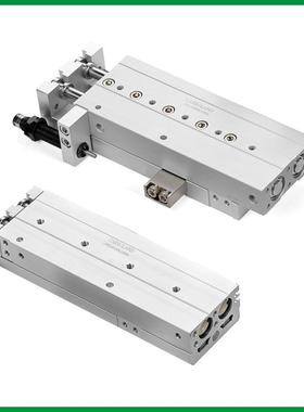 HL性Q6系列磁双轴双6活塞杆GRN气动精密滑台气缸J缸径mm行程10-50