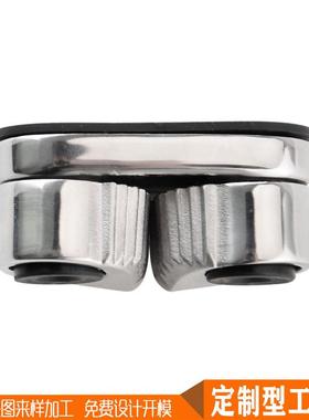 珠夹绳器卡滚绳提线帆船316不锈钢SA2002-7自动夹绳器板普拉健身