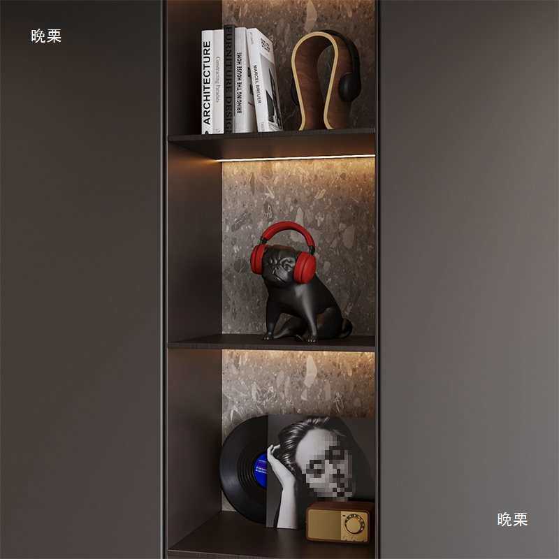 感创意复古音乐主题软装饰品客厅电视柜壁龛酒柜小众个性摆件