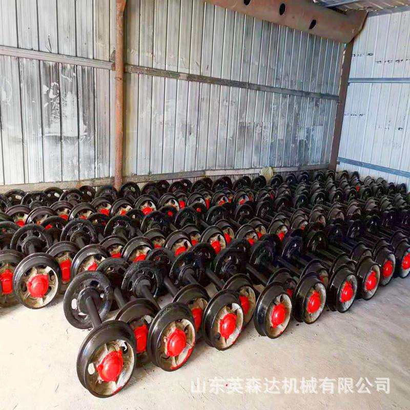 热卖铁路轨道轮一吨矿车实心轮300铸钢矿车轮空心轮对厂家英森达
