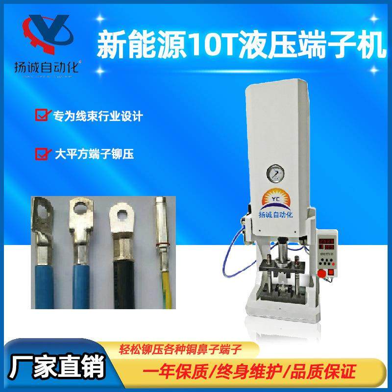 10T液压端子机新能源线束六边压接四点压接铆压机大平方端子机,清洗/食品/商业设备,包子机,淘宝优惠券,粉丝福利购,淘宝优惠卷