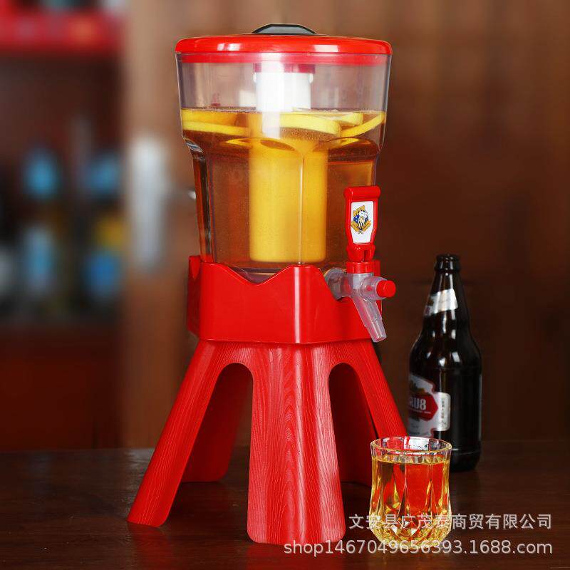 福佳白3升扎啤炮啤酒桶带龙头酒炮酒吧专用网红可乐桶容器扎啤桶