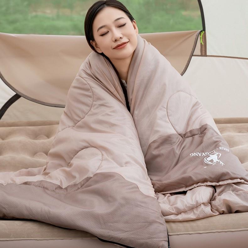户外野营露营信封睡袋可拼接双人成人拼色睡袋春夏秋冬旅行睡袋