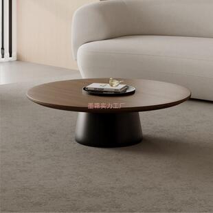 厂家直销北欧现代新款轻奢感极简小户型网红圆形茶几家居风