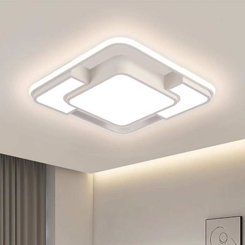 卧室吸顶灯现代简约led吸顶灯房间灯餐厅灯书房儿童房灯遥控灯具
