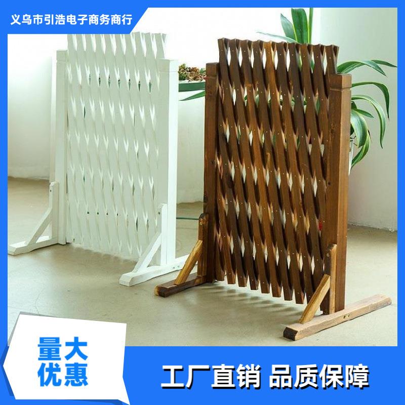 碳化防腐木围栏折叠实木栅栏宠物狗狗花园篱笆户外商场装饰护栏