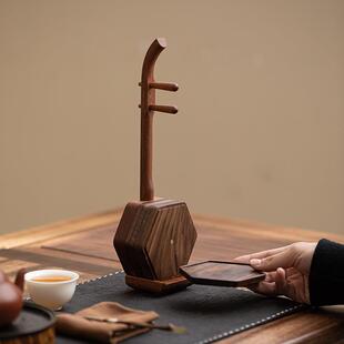 一品造物胡桃木岁月风华茶杯垫创意设计茶杯拖茶桌摆件茶道配件