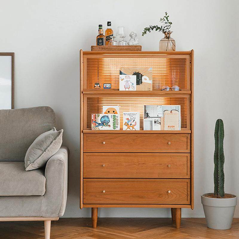 博物餐边柜北欧樱桃木客厅沙发边柜储物柜日式实木厨房置物柜碗柜,电子元器件市场,其它元器件,淘宝优惠券,粉丝福利购,淘宝优惠卷