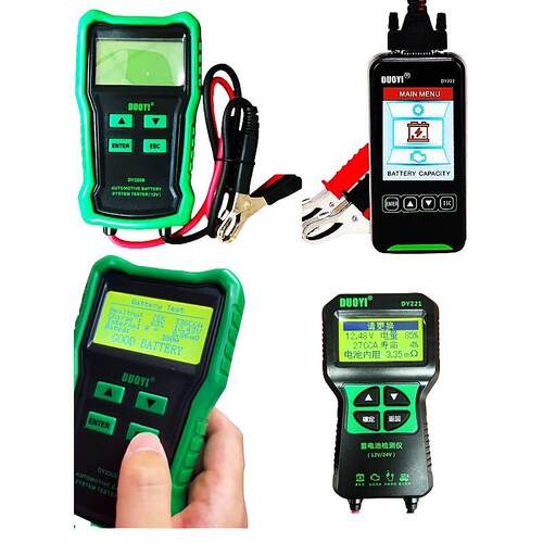 英文蓄电池电瓶检测分析仪DY219多一221寿命12V24V容量220B