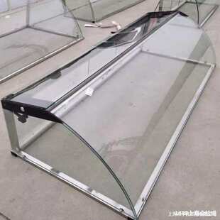 不锈钢防尘罩玻璃罩子熟食柜展柜凉菜小吃展示柜摆摊玻璃罩子
