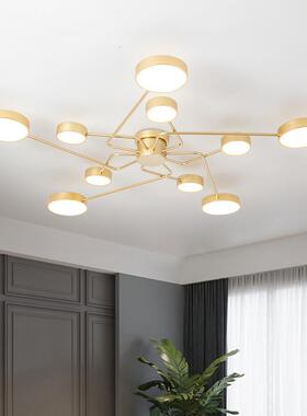 北欧吸顶灯家用客厅卧室灯餐厅书房灯现代简约创意个性黑色LED灯