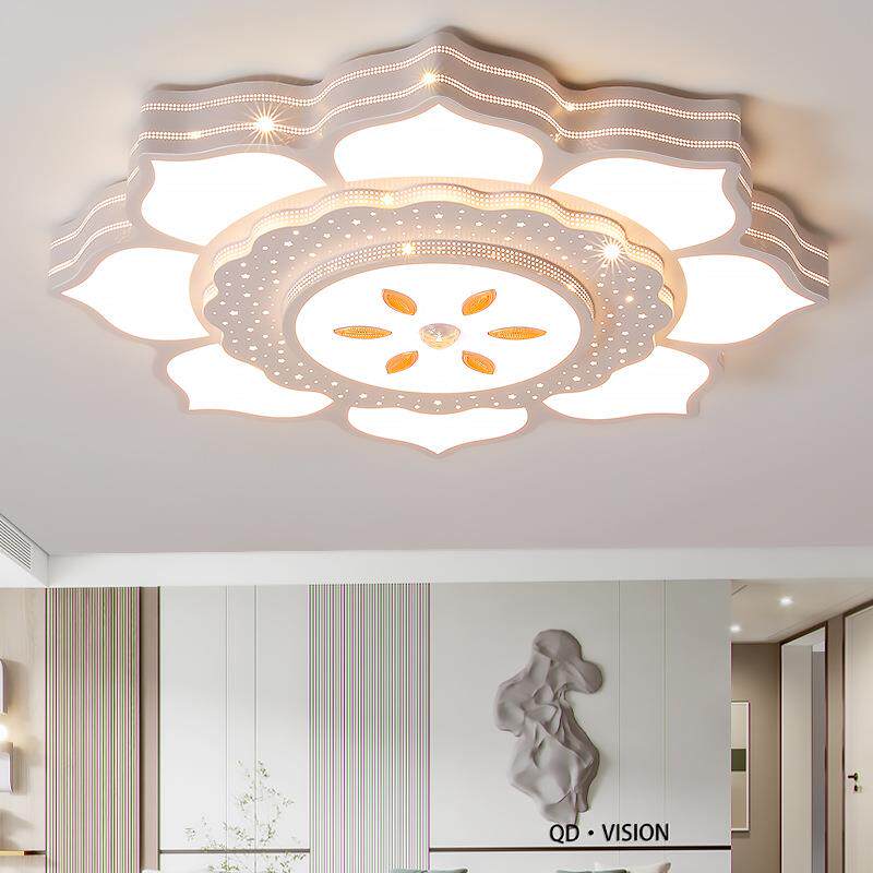 中山家装灯饰圆形客厅灯现代简约酒店大厅会议室做led吸顶灯2米