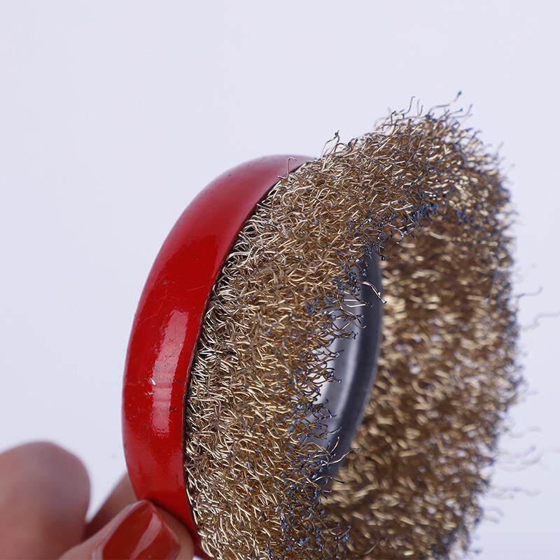 钢丝轮轮角磨机专用镀钢丝除锈轮打磨除锈不锈钢丝镀锌钢丝刷头