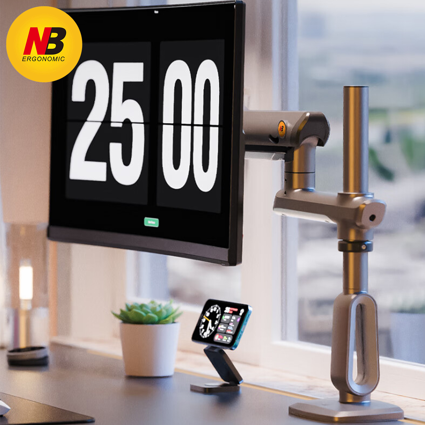 NB弹簧机械臂显示器支架20kg承重